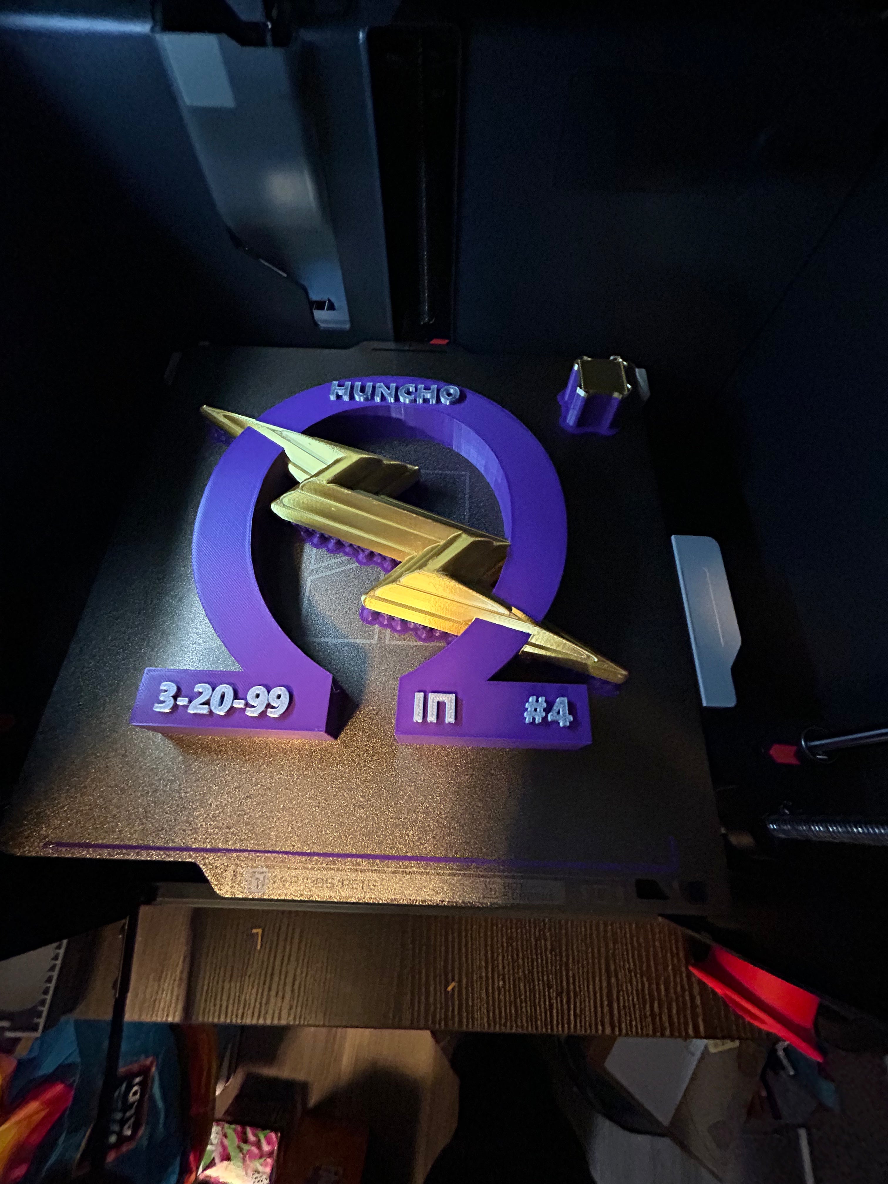 Custom Omega Desk Sign