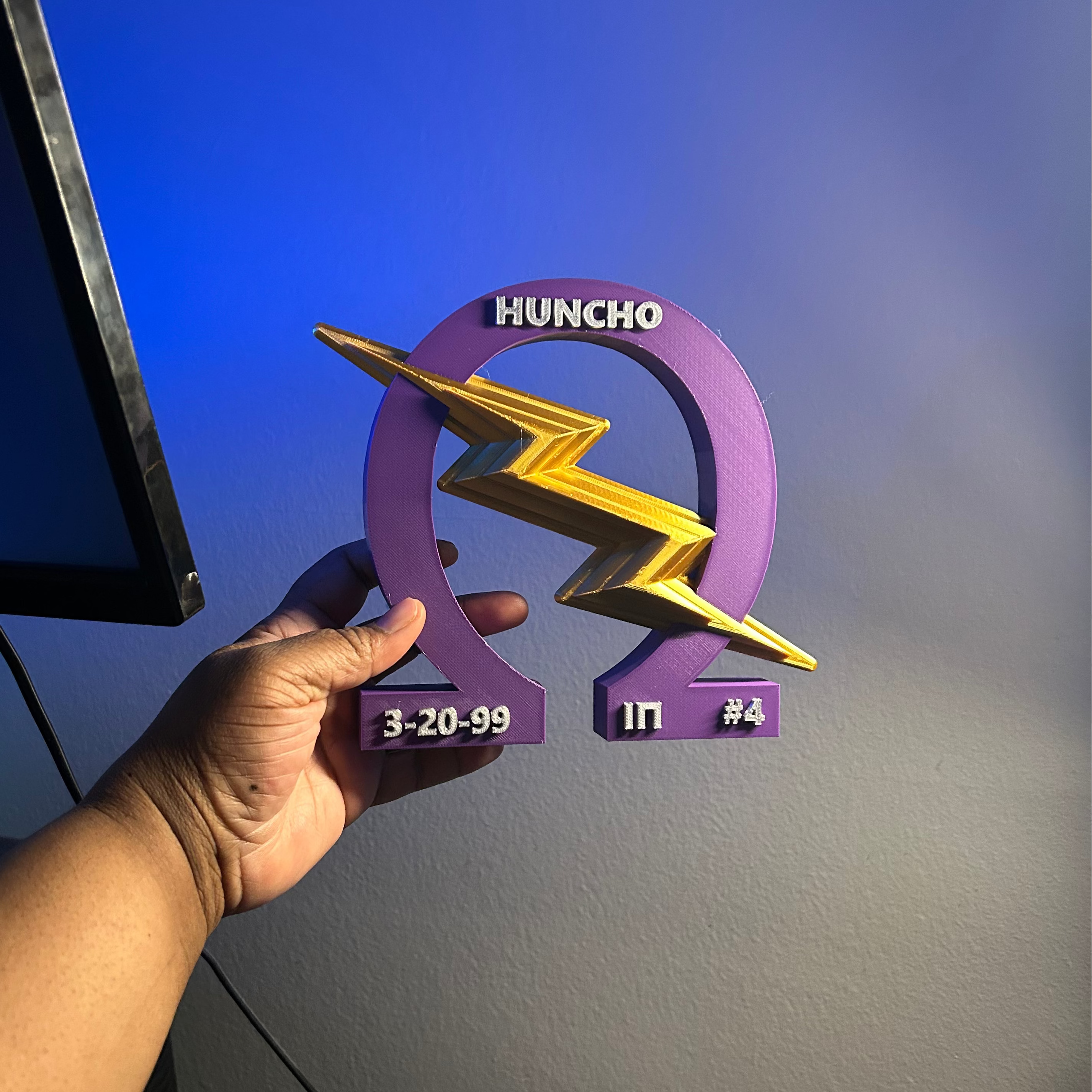Custom Omega Desk Sign